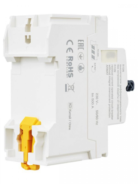 Выключатель дифференциального тока (УЗО) 2п 40А 30мА тип AC ВДТ R10N ARMAT IEK AR-R10N-2-040C030 ТехноИмпульс