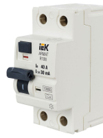 Выключатель дифференциального тока (УЗО) 2п 40А 30мА тип A ВДТ R10N ARMAT IEK AR-R10N-2-040A030 ТехноИмпульс